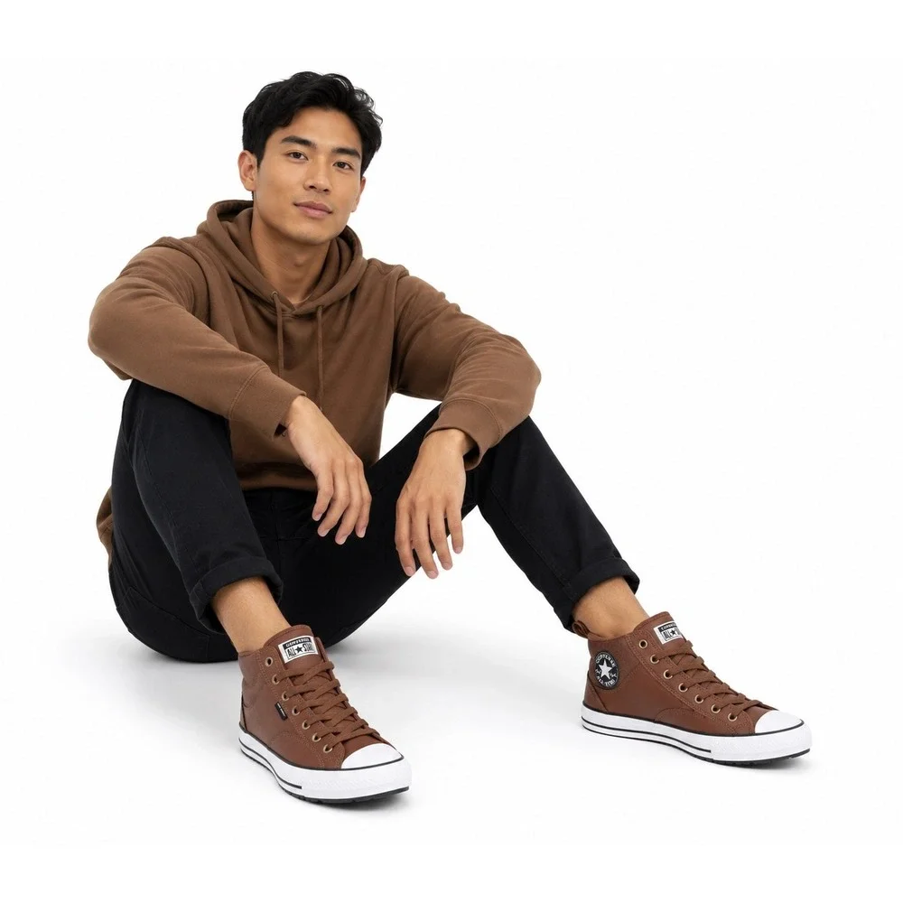Converse Chuck Taylor All Star High Street Brown Water Repellent M10 W12 107-07